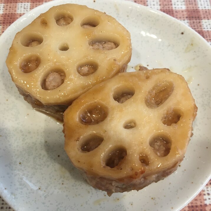 レンコンの挟み焼き